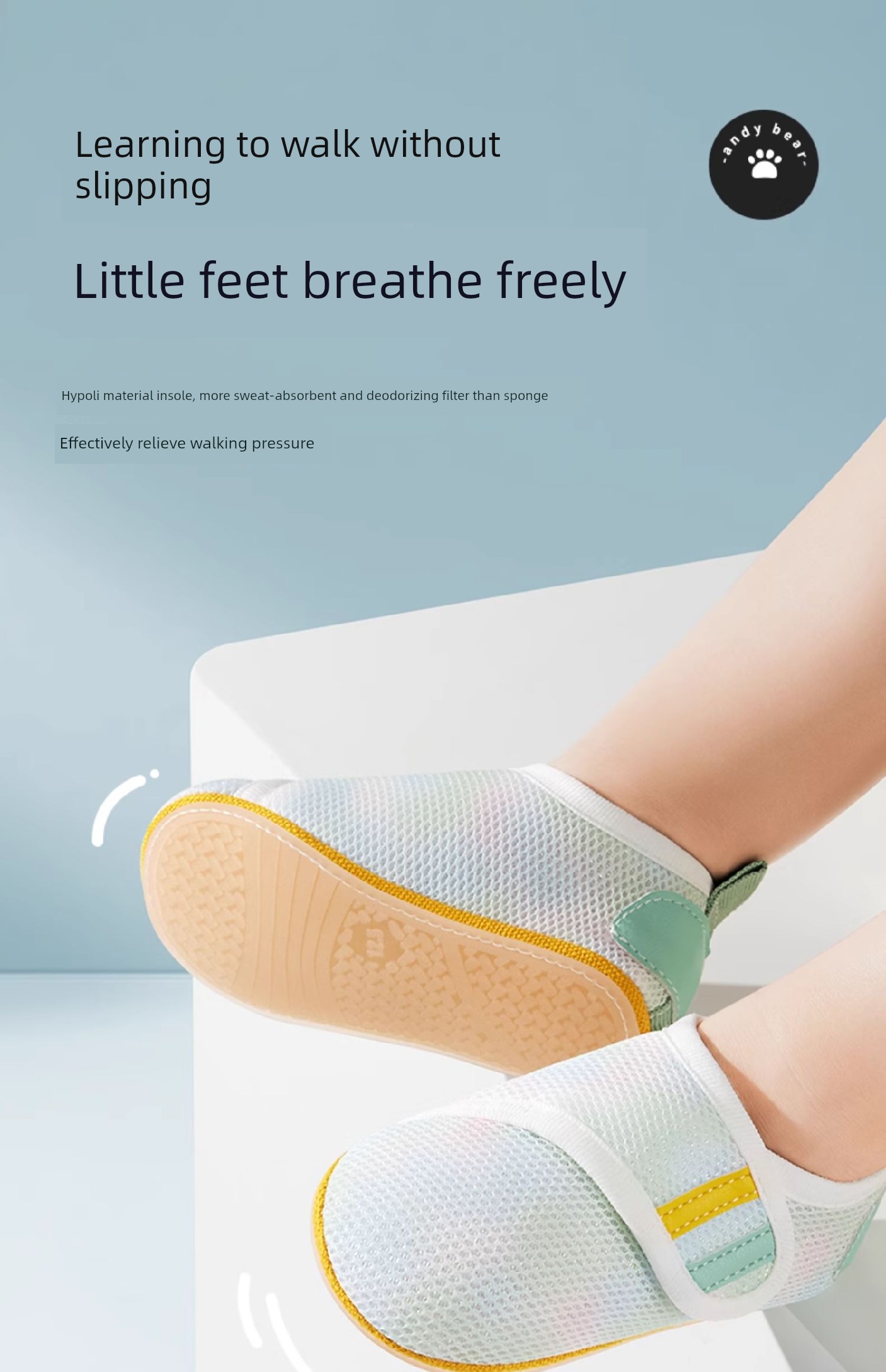 Baby Toddler Shoes Baby Spring/Autumn/Summer Floor Shoes Kids Indoor Non Slip Soft Bottom Room Socks Baby and Infant Shoes — 1
