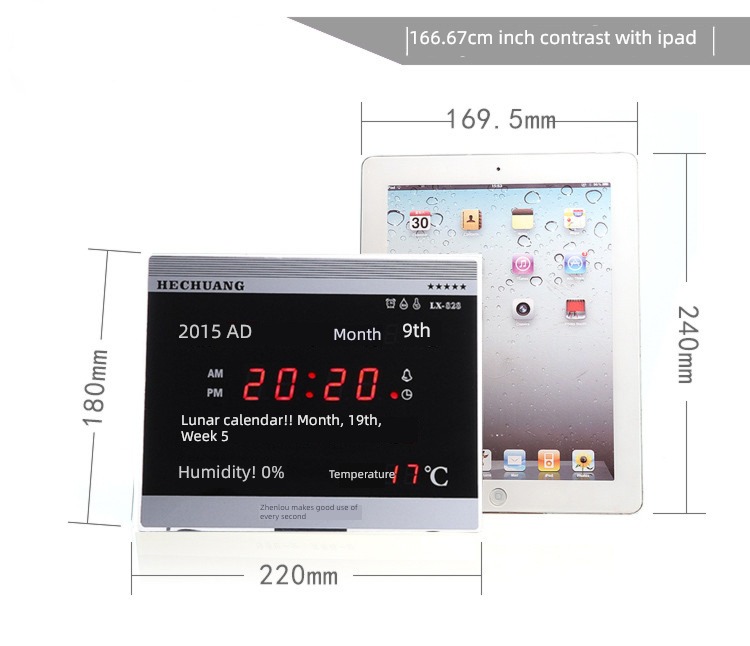 LED date Large screen  give the correct time Electronics Digital display