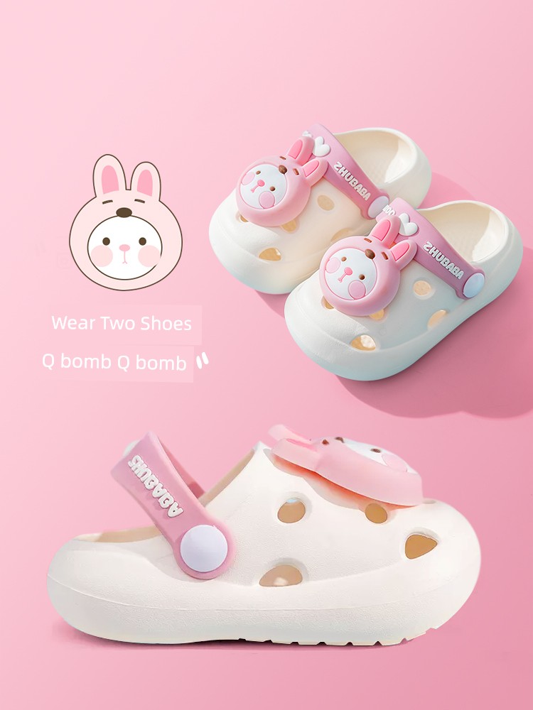 Summer Indoor Non Slip Child Bathing Kids Slippers