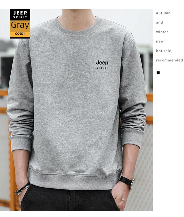 Jeep jeep autumn Round neck Condom leisure time Sweater