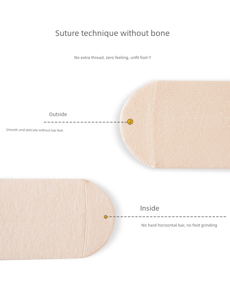 Jq Jingqi Baby Socks Spring and Autumn Newborn Seamless Mid-Tube Socks for Chubby Babies That Don'T Constrict the Legs Infant Socks Children's Cotton Socks — 3