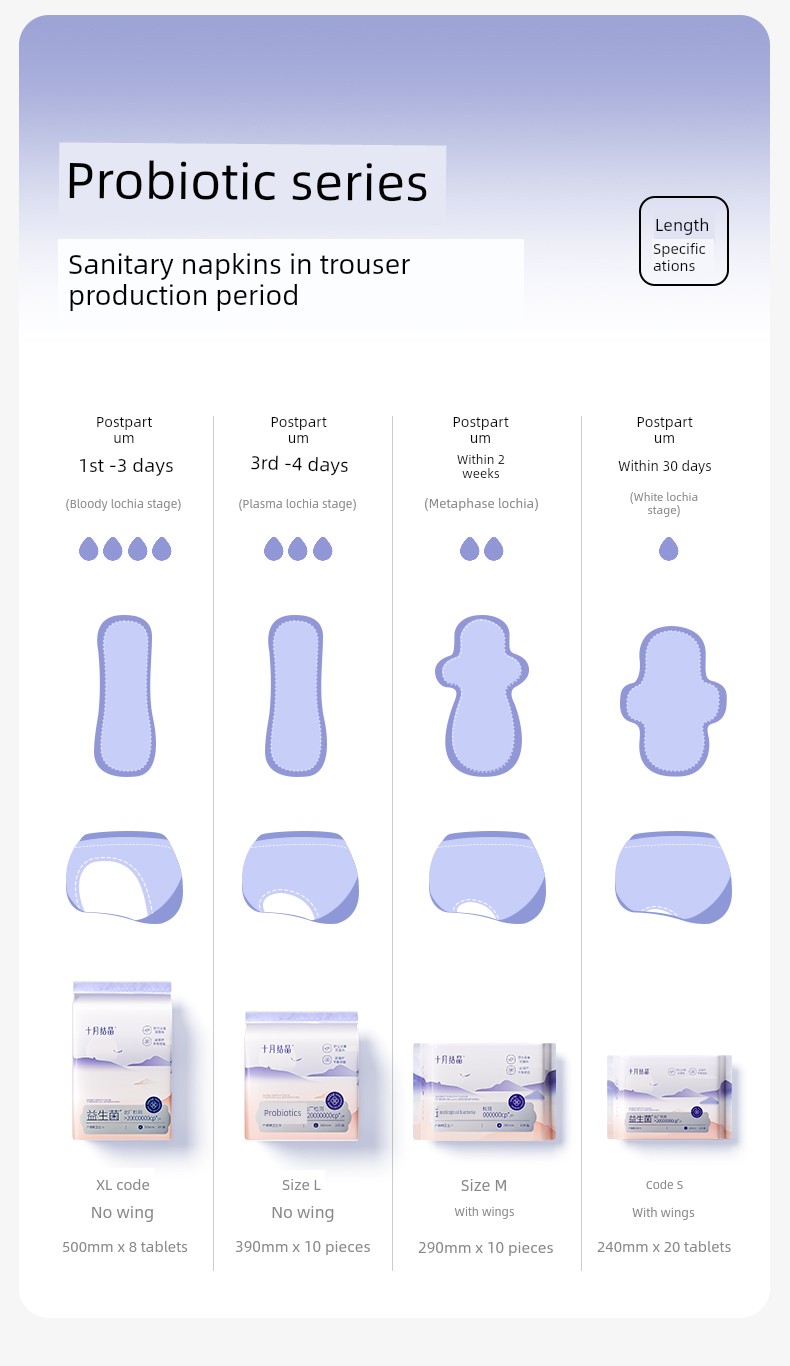 October Crystalline Discharge Lochia Menstrual Period Maternal Sanitary Napkin — 6