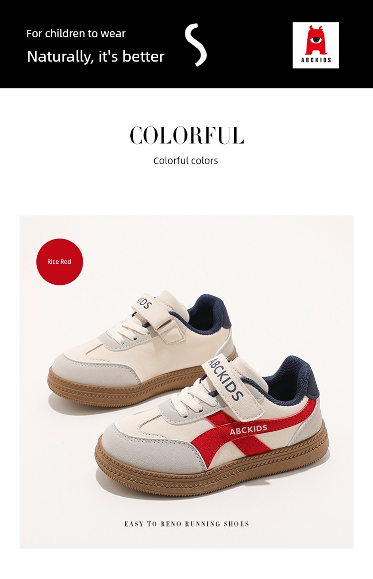 Abckids Boys' Shoes 2026 Autumn New Sneakers Children's Casual Sports Shoes German Training Shoes for Young Boys and Girls — 9