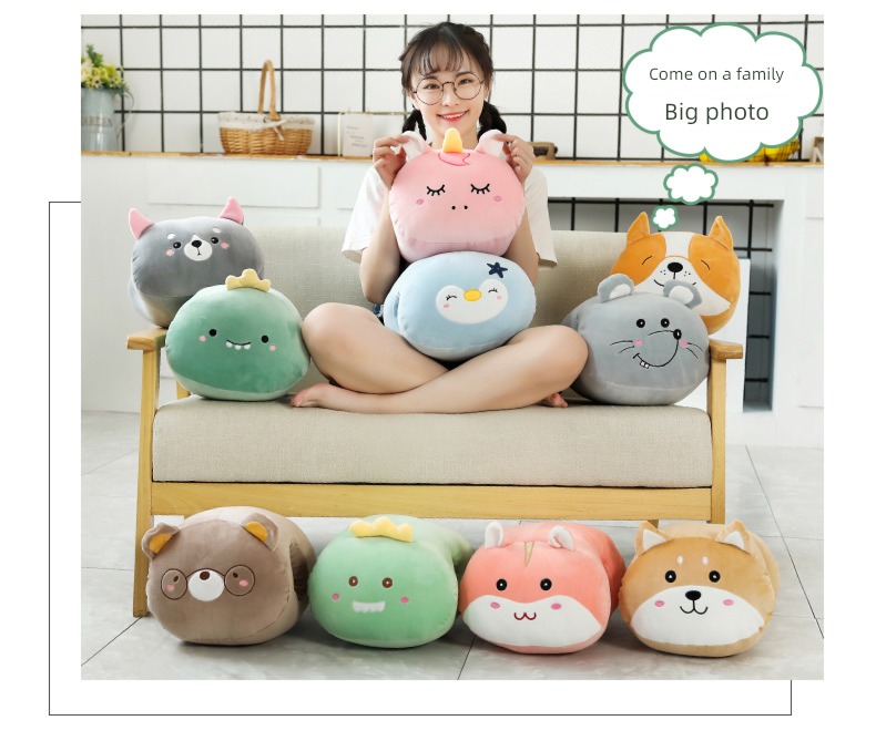 Hand covering winter baby Doll Warm hands Pillow