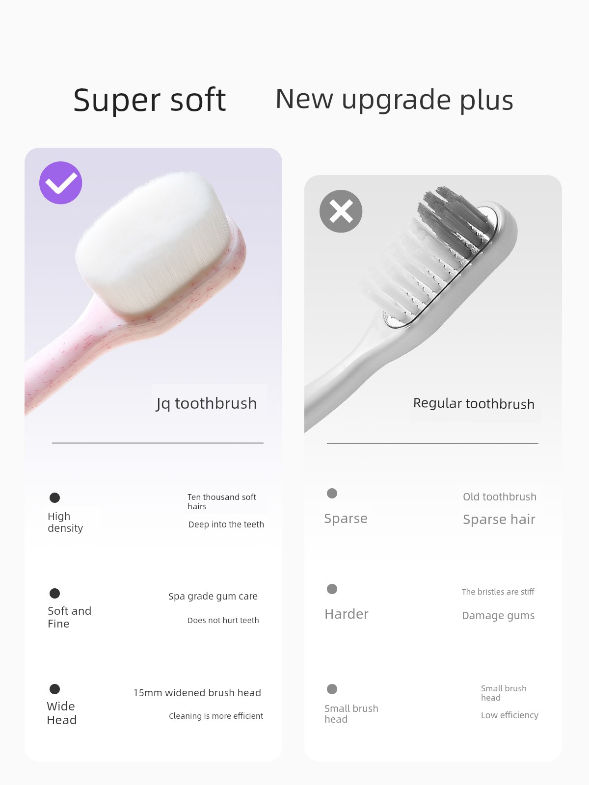 Jq Jingqi Postpartum Toothbrush with Fine Soft Bristles, Special Toothpaste for Pregnant Women before and after Delivery, Oral Care Products for Sensitive — 2