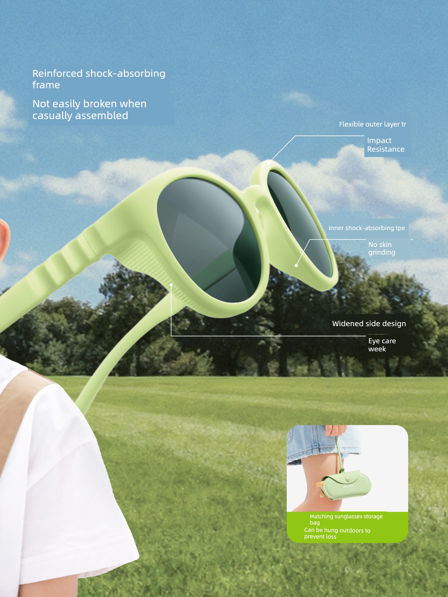 Banana Nf310 Eye Protection Sun-Proof All-Matching Girls Sunglasses — 3