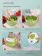沙拉蔬菜脱水器家用神器沥水甩干机水果手动甩水篮厨房工具洗菜盆