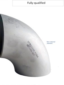 304 Stainless Steel Elbow 90-Degree Right Angle Welding Industrial-Grade Pressed Seamless Stamped Welded Elbow Pickled P