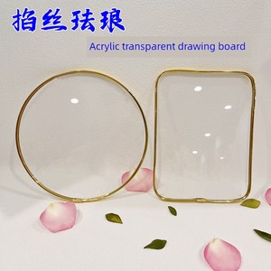 Cloisonné Enamel Painting High-Transparency Acrylic Edged Painting Board DIY Production Intangible Cultural Heritage Ha