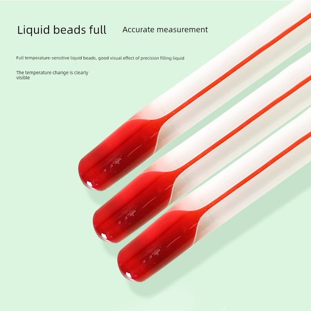 Hongshui high-precision thermometer high temperature and high accuracy 0.1 glass mercury temperature meter for industrial chemical laboratory