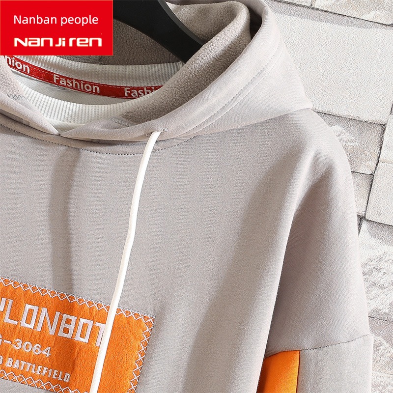 NGGGN ins Hooded handsome Spring and Autumn Sweater