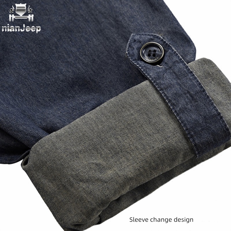 Inch shirt BattleForge Long sleeve leisure time clothes cowboy shirt