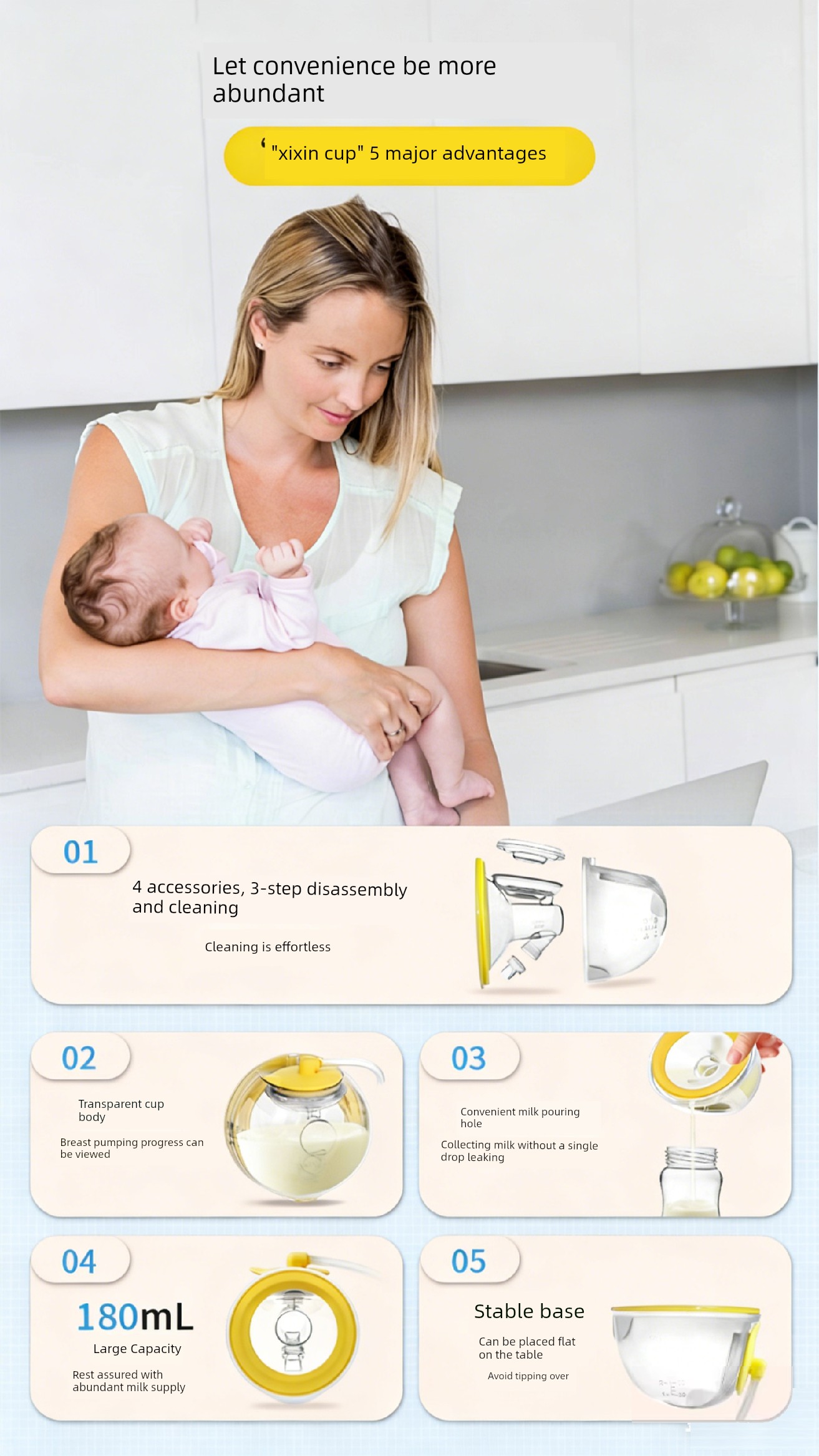 Pumpmom Hands-Free Breast Pump Accessories Compatible with Brelife, Baby Brezza, Little Bear, Medela — 10