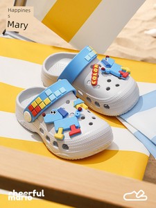 Happy Mary Boys' Clogs Summer Indoor Bathing Shoes for Infants and Toddlers Boys' Outdoor Beach Shoes Children's Slipper