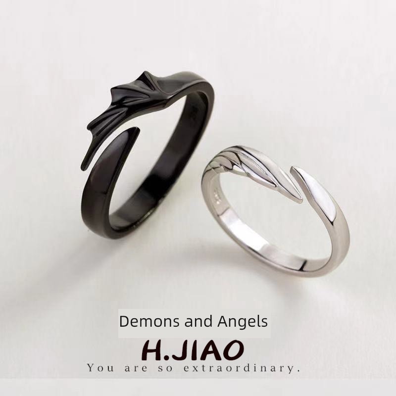 Demonic Wing lovers personality a birthday present Ring