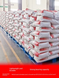 Grid Sichuan Plastic Pallet Forklift Card Board Warehouse Shelf Moisture-Proof Base Plate Pallet Deck Pile Industrial Su