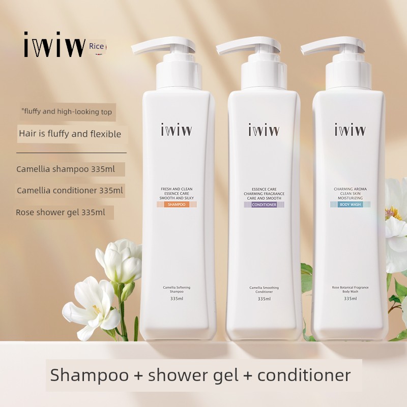 Iwiw Plant-Derived Camellia Shampoo Anti-Dandruff Oil Control Shower Gel Conditioner Fragrant and Fluffy A8 — 2