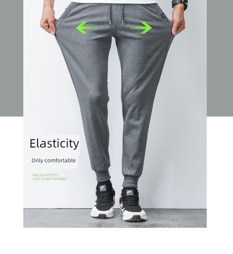 NGGGN easy Korean version knitting Autumn clothes Sports pants