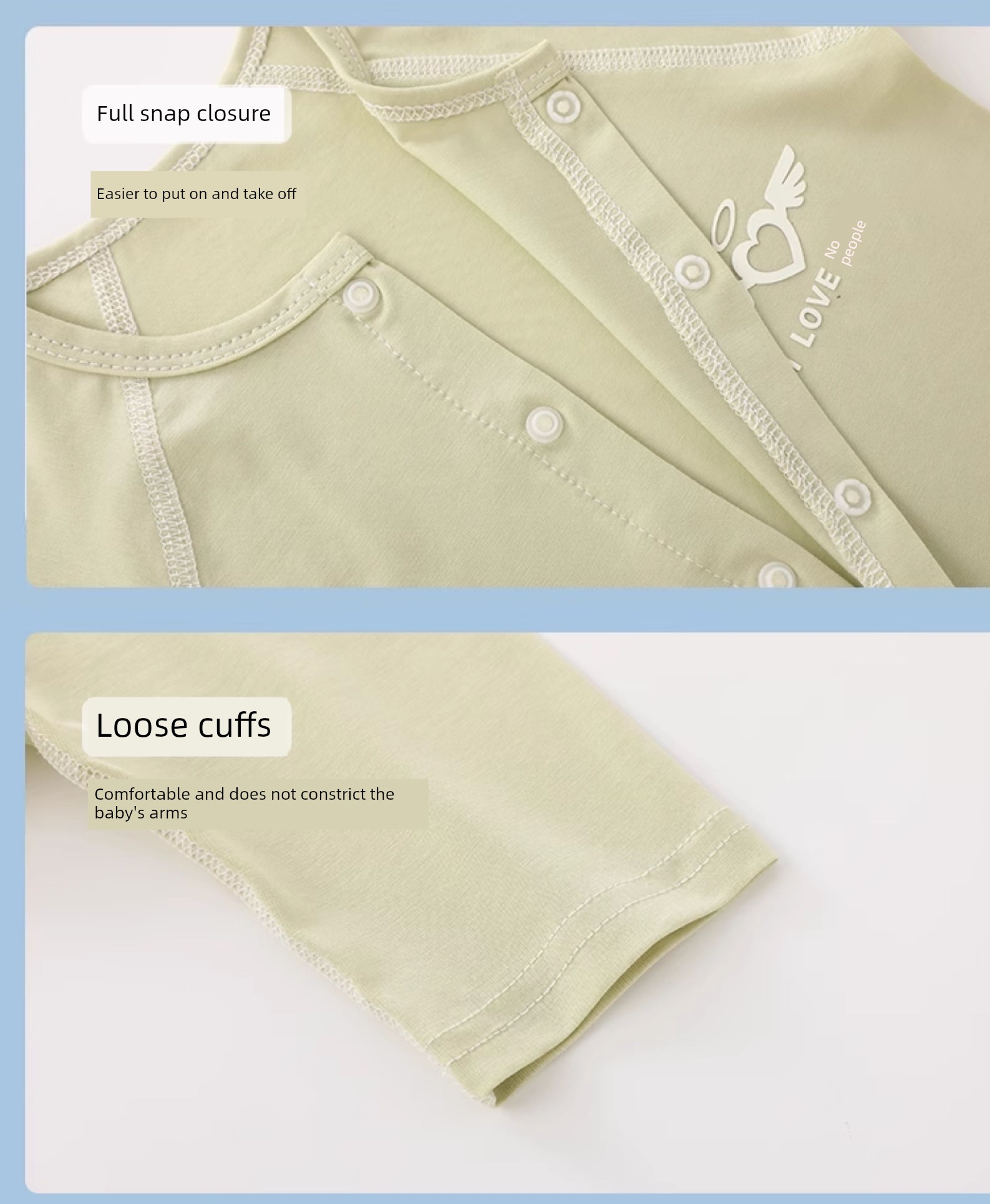 2-Pack Baby Romper Summer Thin Modal Long-Sleeve Pajamas Baby Air-Conditioned Crawling Suit Newborn Onesie — 14