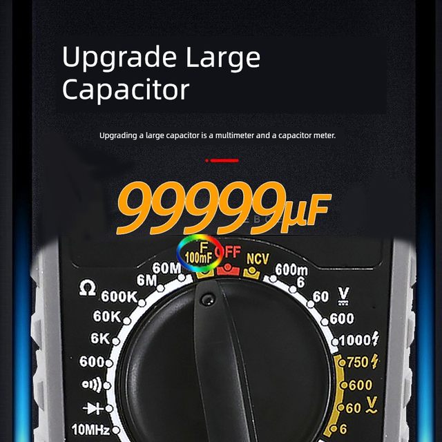 Zhengtai multimeter digital high-precision fully automatic multimeter intelligent anti-burn maintenance electrician ZTY890D/C+