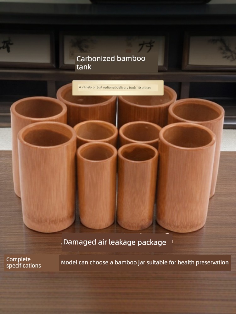 Chinese Medicine Thickened Beauty Salon For Home Bamboo Cans