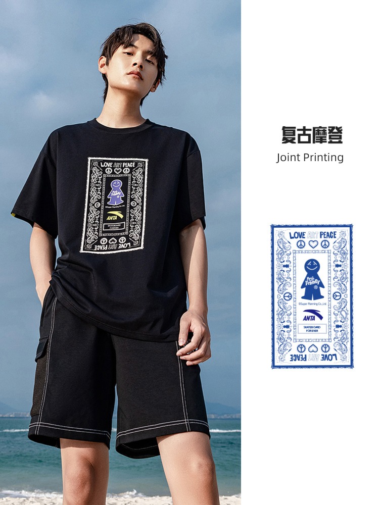 Anta Couple jacket Short sleeve T-shirt