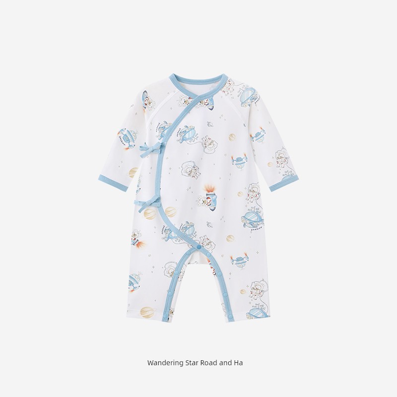 Yeehoo Baby Autumn Jumpsuit Long-Sleeve Toddler Romper New Four-Season Newborn Clothing Onesie Spring and Autumn — 1