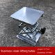 Small stainless steel lifting table Mini manual lifting device Level lifting platform bracket Laboratory lifting platform