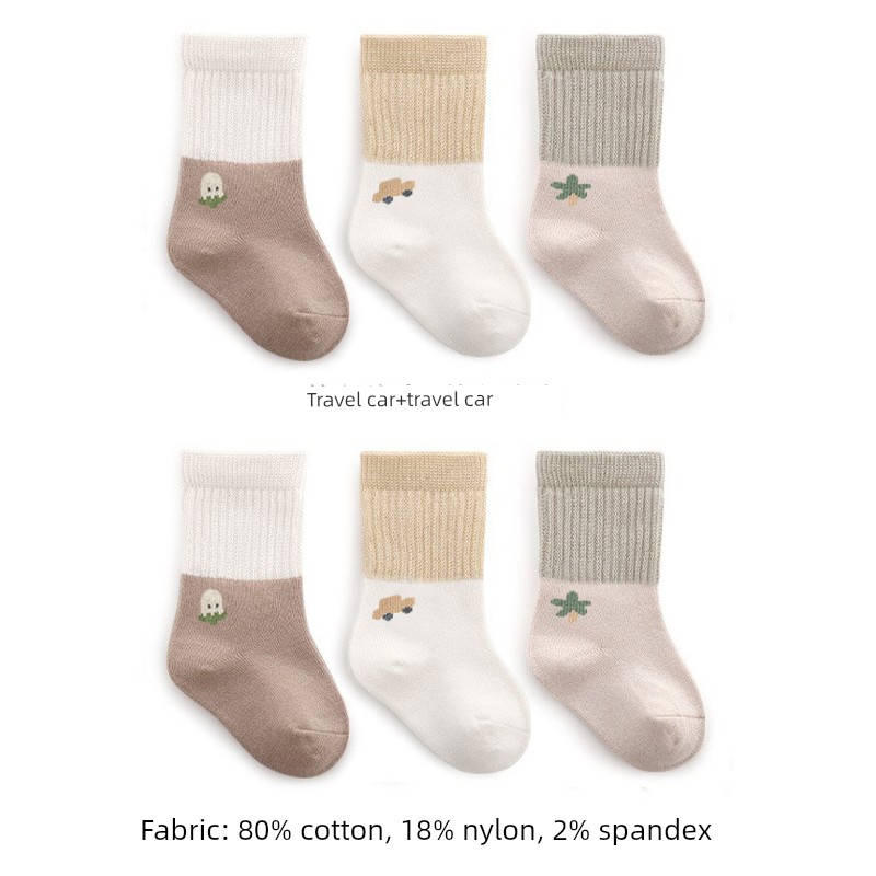 Baby Socks 0-March Spring and Autumn Newborn Boneless Baby Socks — 8