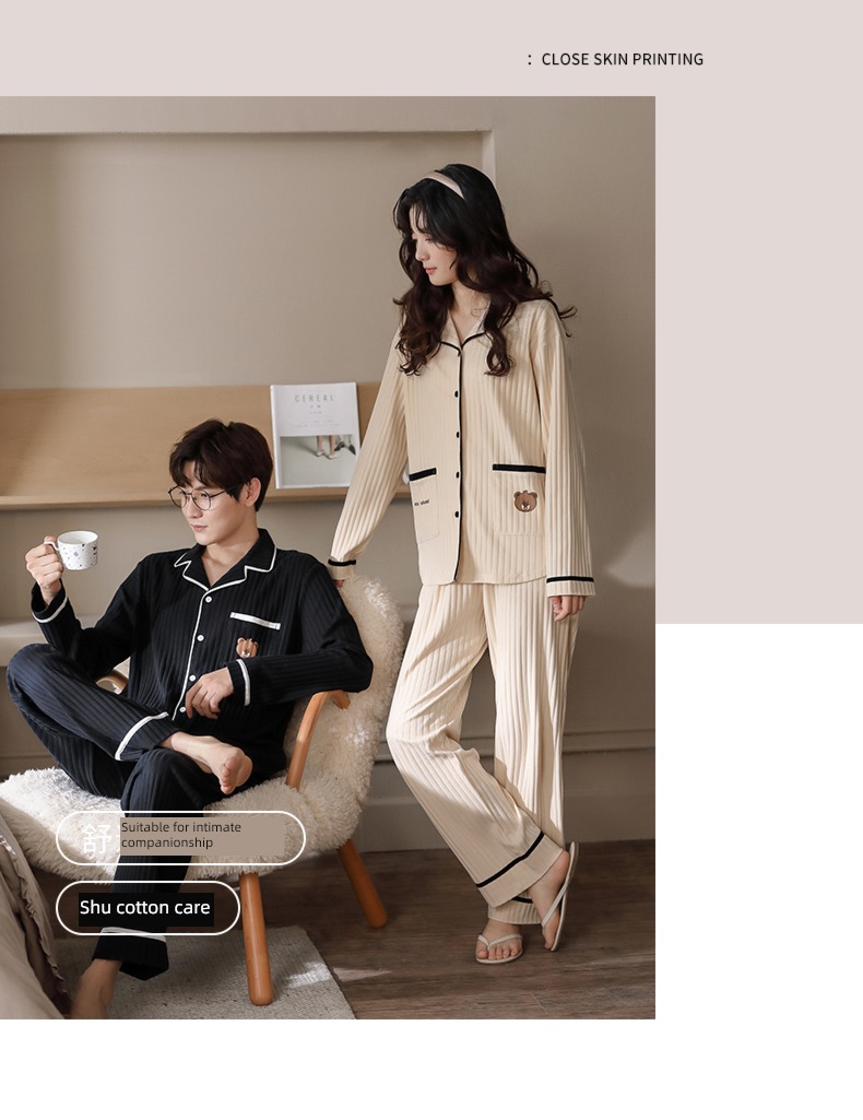 easy Cotton winter One female autumn lovers pajamas