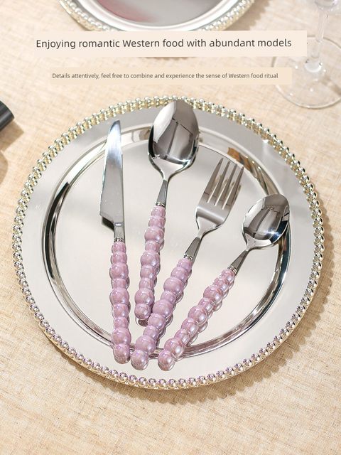 Kawashimaya French Steak Knife and Fork Western Tableware Two-piece Set High-end Stainless Steel Three-piece Full Set of Knife and Fork Spoon