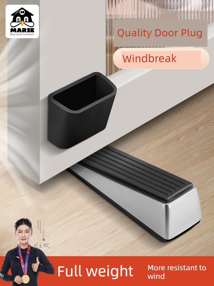 Door Stopper, Door Blocker, Bathroom Door Rear Anti-Collision Door Stopper, Windproof Door Stopper, Door Wedge, Door Fixer