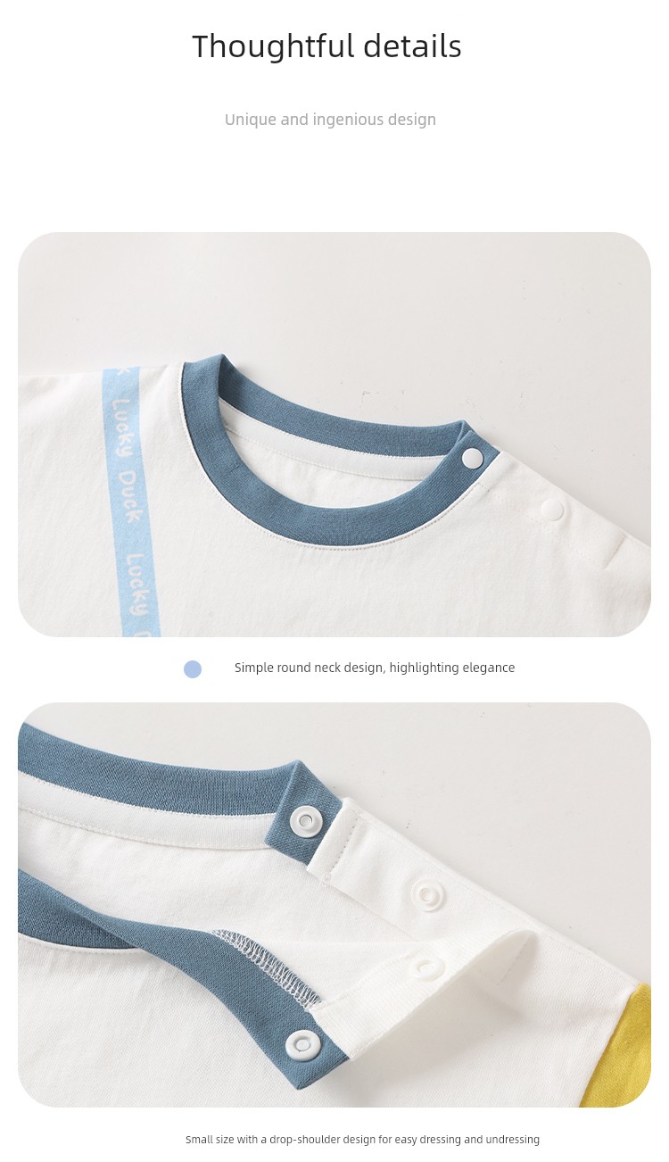 [Short Sleeve Clearance] Children's Short Sleeve T-Shirt Summer Trendy Brand Simple Cartoon Fashion Brand Kids' Clothing Baby Half Sleeve — 28