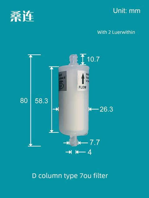 Liquid filter 5u 30U Online filter Chemical small cylindrical filter Essential oil filter