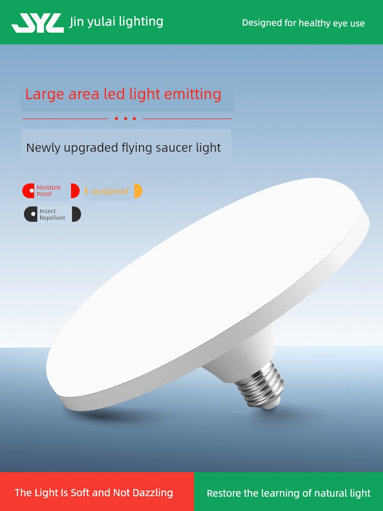 Full Spectrum UFO Lamp Led Super Bright Energy Saving Bulb E27 Spiral Port Waterproof For Home Workshop High Power Globe
