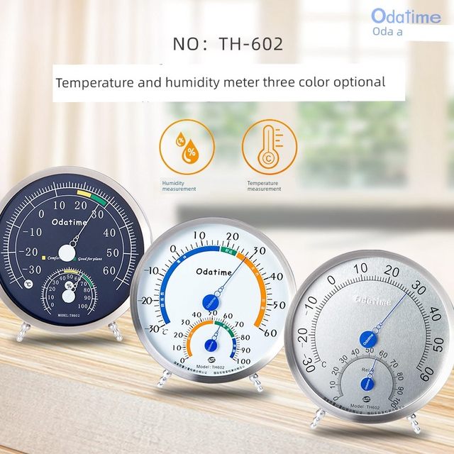 Odashi TH602 thermohumidity meter industrial household indoor warehouse laboratory CNAS high-precision temperature and humidity meter