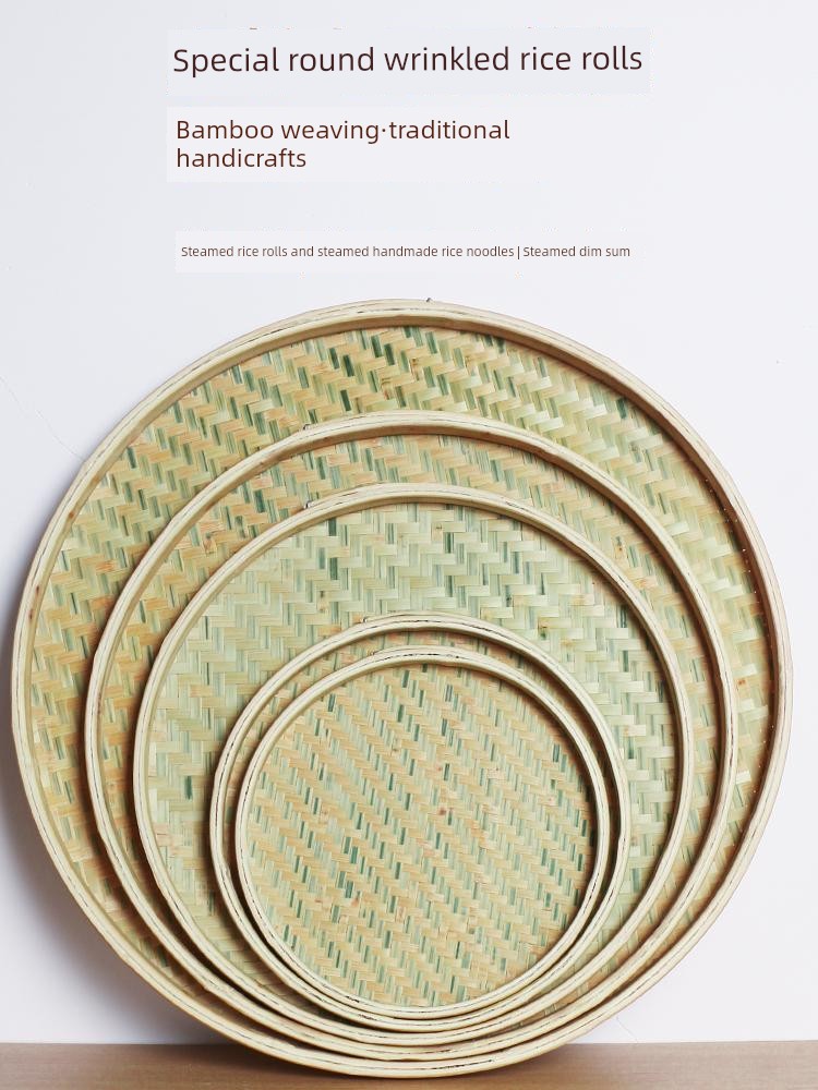 Rice Noodles Special Cooking Handmade For Home Bamboo Products Bamboo Woven Dustpan Non-Hole Dustpan Board Cold Skin Drying Multi-Purpose