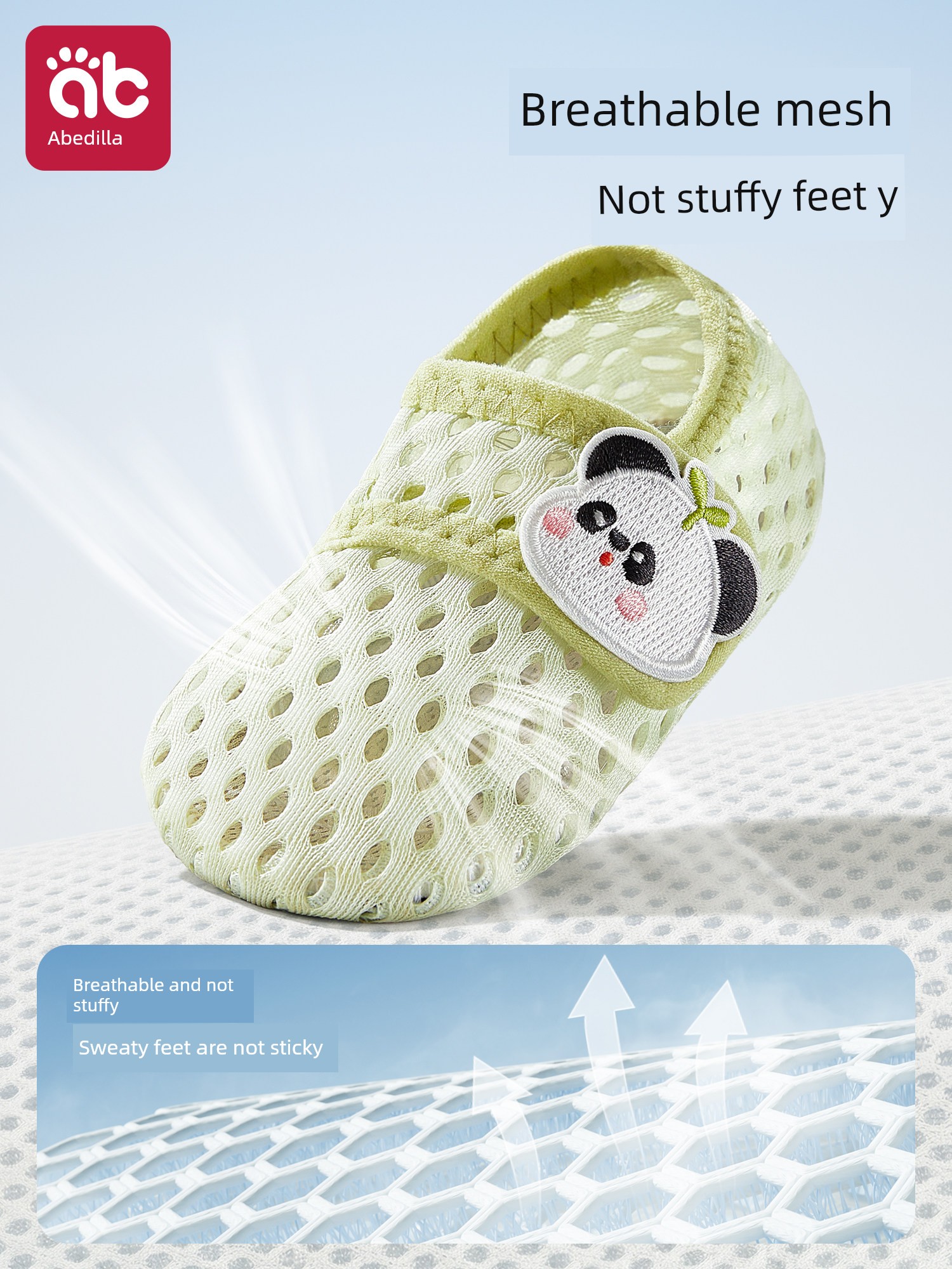 Baby Floor Shoes, Non-Slip and Cool-Insulating, Indoor Toddler Socks for Boys and Girls, Summer Thin Style — 4