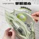 Deli triangular mesh pencil bag large capacity high appearance INS style simple transparent double-layer student exam zipper stationery bag junior high school girls portable pencil bag 2025 new storage bag boy