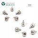Computer case screw side plate lock hand screw American 6#-32*5*6 coarse teeth 3.5 pointed tail guide black