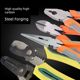 Vise 8-inch wire pliers 6-inch pointed nose pliers oblique nose pliers electrician wire stripper hardware tool wire cleat flat mouth pliers