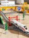 Electric high-speed train model small train assembled rail car children's toy simulation Fuxing train Harmony boy