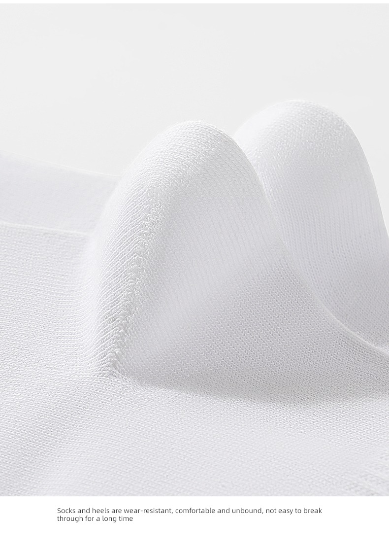 hyz  man pure cotton Sweat absorption autumn white Socks