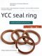 YCC pneumatic cylinder piston seal ring GP air seal Y-QGP hole piston seal oil seal 10-320