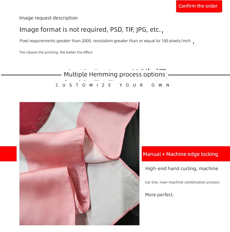 LOGO enterprise Children's painting diy Personal tailor Silk scarf