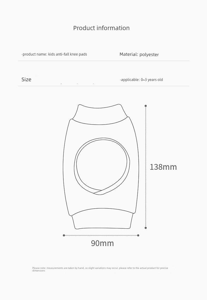 Baby Knee Pads for Crawling, Infant Knee Protectors, Children's Anti-Fall Crawling Gear, Toddler Learning Crawling Elbow Pads, Summer Thin Version — 12