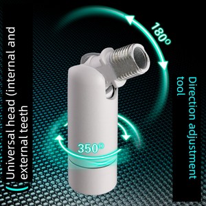 DIY Universal Joint Mechanical Bracket Arm Direction Adjustment Swivel Head Internal and External Thread Wall Lamp Hinge
