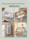 Jiabangshou creative cardboard box wall-mounted facial tissue washing towel storage box kitchen upside-mounted roll paper box