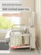 Narrow window sill storage rack bowl plate bowl bowl chopstick drain rack kitchen small storage bowl rack single layer bowl extremely narrow