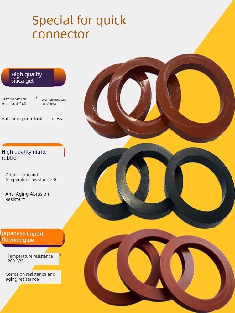Wrench Stainless Steel Oil-Resistant Nitrile Quick Connector